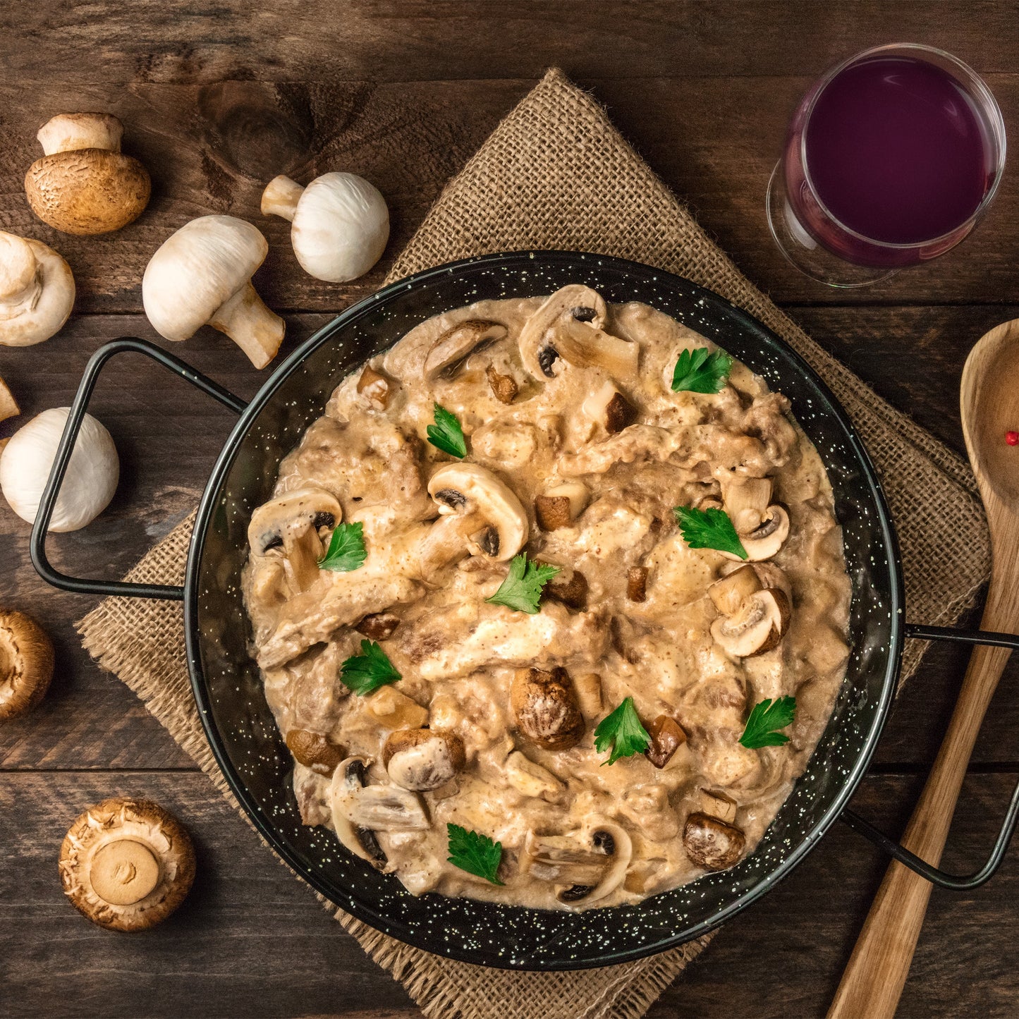 Mushroom Stroganoff